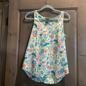 Floral tank top